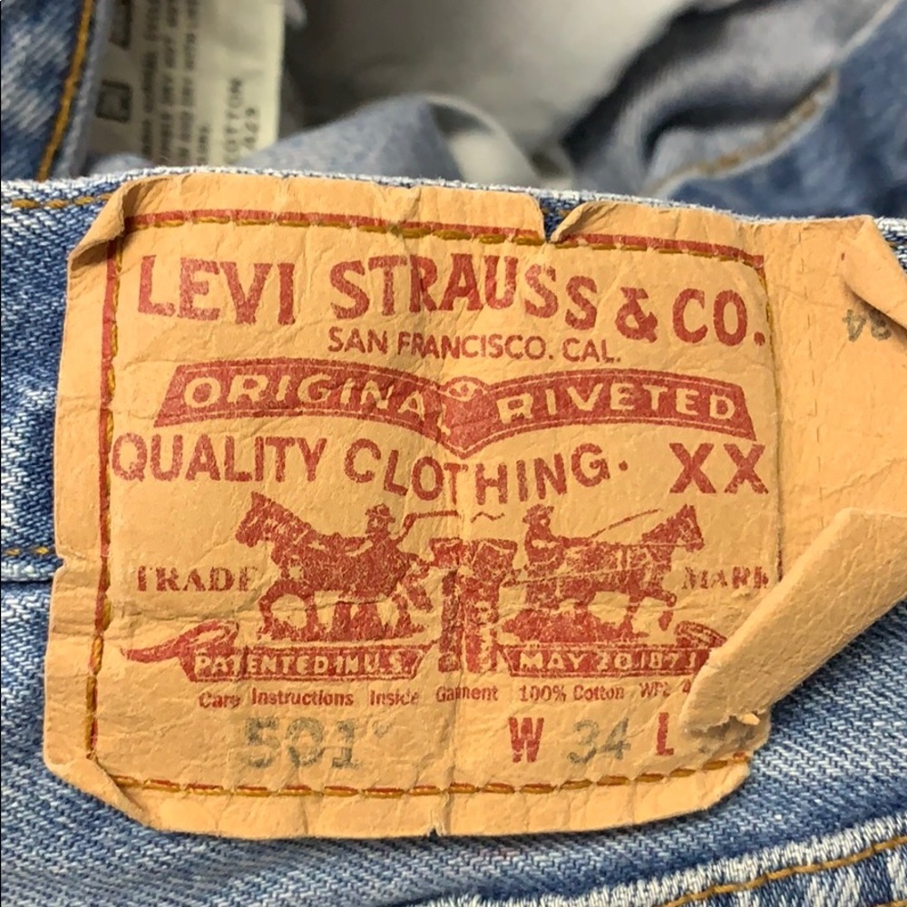 Men’s VTG 501 Levi’s High Rise Jean - Picture 11 of 11